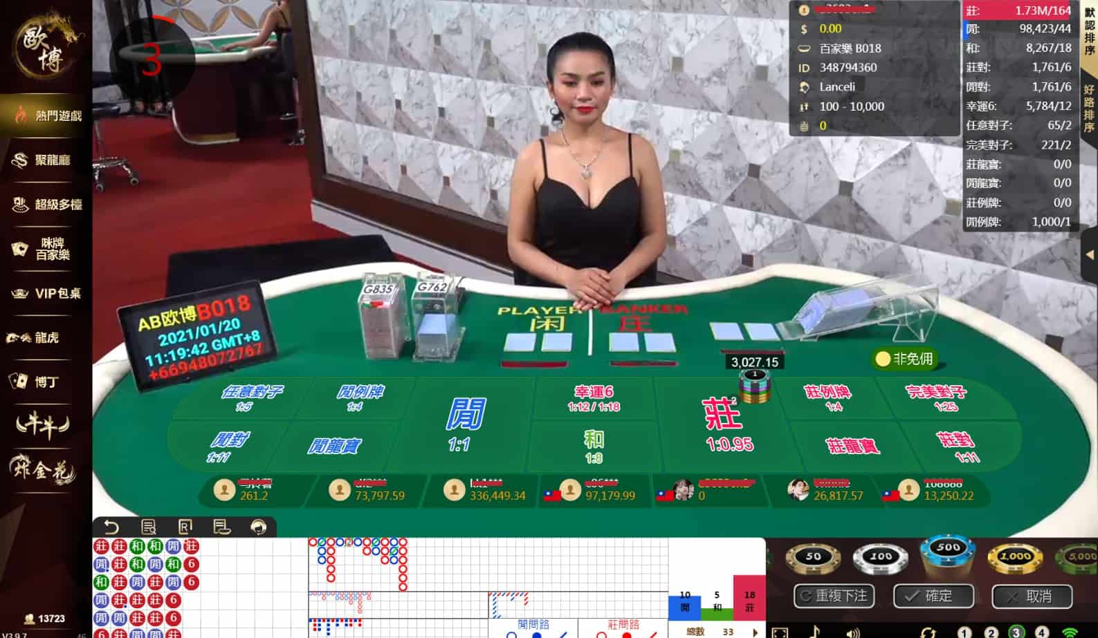 世界上最大的百家樂投注系統